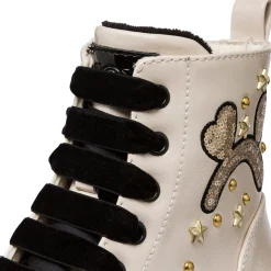 Anfibi bianchi da ragazza Le Scarpe di Alice