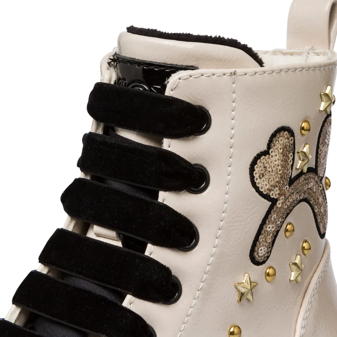 Anfibi bianchi da ragazza Le Scarpe di Alice