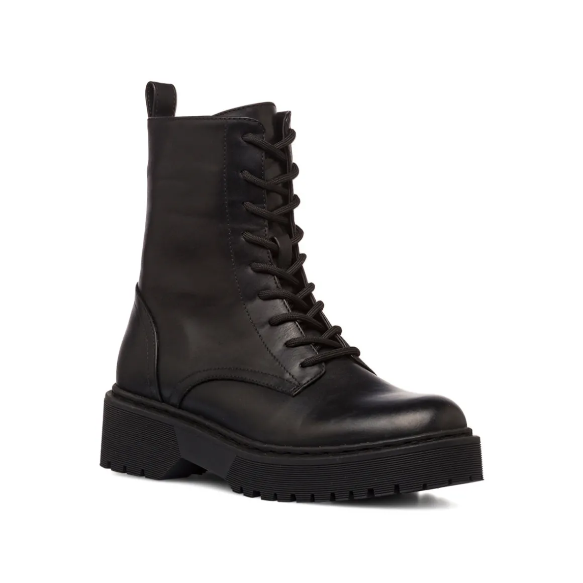Anfibi da donna neri Lora Ferres con zip
