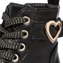 Anfibi neri da bambina Le Scarpe di Alice