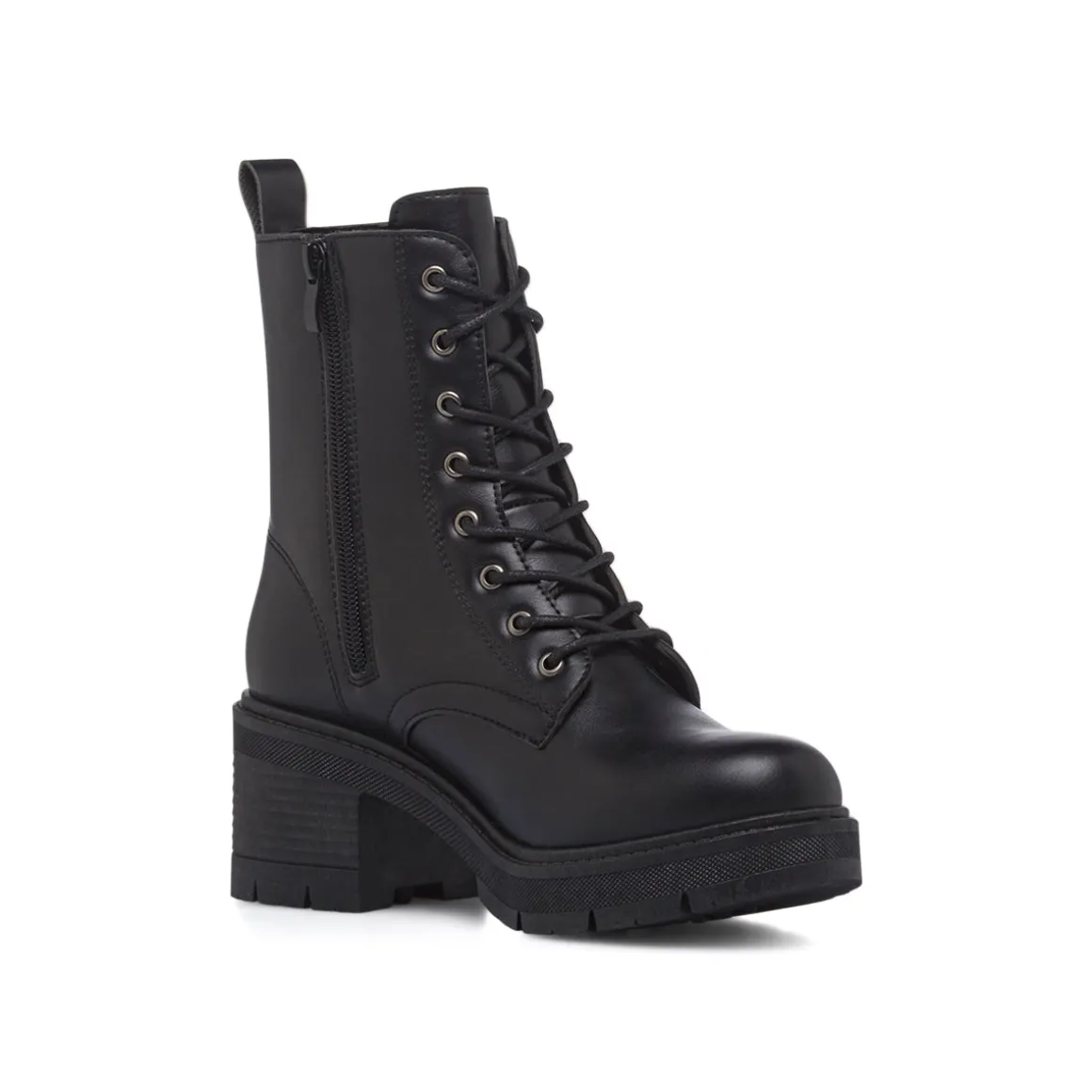 Anfibi neri da Donna con tacco 6 cm Lora Ferres
