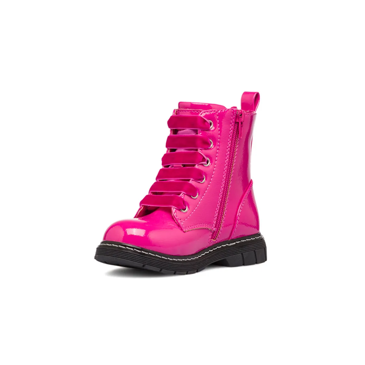 Anfibio fucsia da bambina in vernice Le Scarpe di Alice
