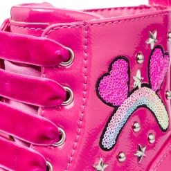 Anfibio fucsia da bambina in vernice Le Scarpe di Alice