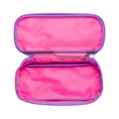 Astuccio ovale fucsia Magic Land con stampa unicorno