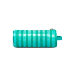 Astuccio tombolino da donna verde acqua a righe Camomilla Milano Sweet Stripes