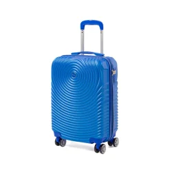 Bagaglio a mano blu con ruote multidirezionali Romeo Gigli Milano