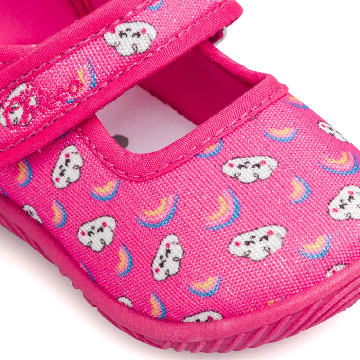 Ballerine bambina primi passi fucsia con stampe Chicco Telly