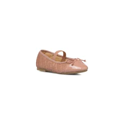 Ballerine glitter rosa da bambina con fiocco Le Scarpe di Alice