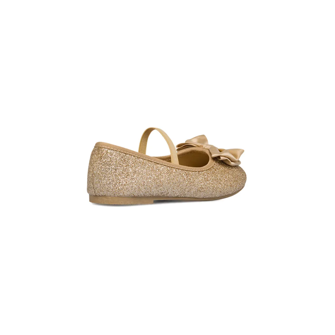 Ballerine in glitter oro da ragazza 10 Baci