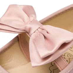 Ballerine in vernice color nude da bambina con fiocco Le Scarpe di Alice