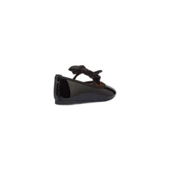 Ballerine in vernice nere da bambina con fiocco Le Scarpe di Alice