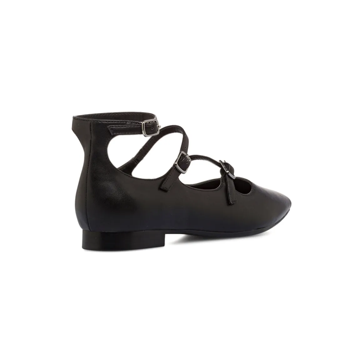 Ballerine Mary Jane nere da Donna con fibbie Lora Ferres
