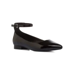 Ballerine nere da Donna effetto vernice con cinturino Lora Ferres