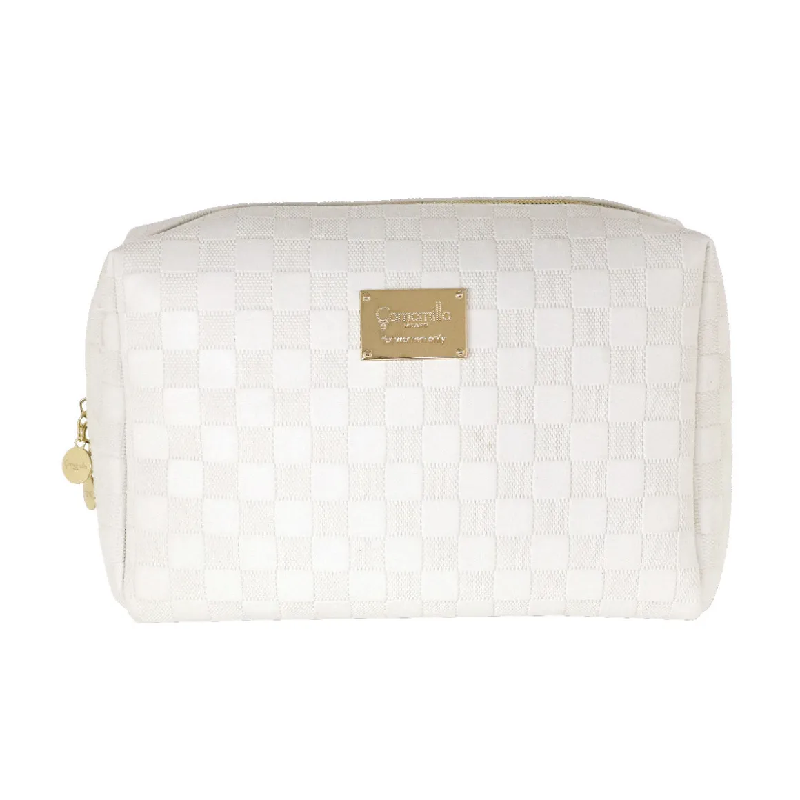 Beauty case Bianco da Donna con logo Camomilla Milano