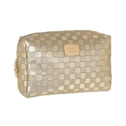 Beauty case dorato da Donna con logo Camomilla Milano