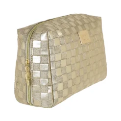 Beauty case dorato da Donna con logo Camomilla Milano