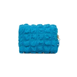 Beauty Case porta oggetti azzurro da Donna con logo Camomilla Milano