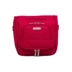 Beauty necessaire da viaggio piccolo rosso in tessuto Govago
