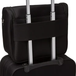 Beauty necessaire grande da viaggio nero in tessuto Govago