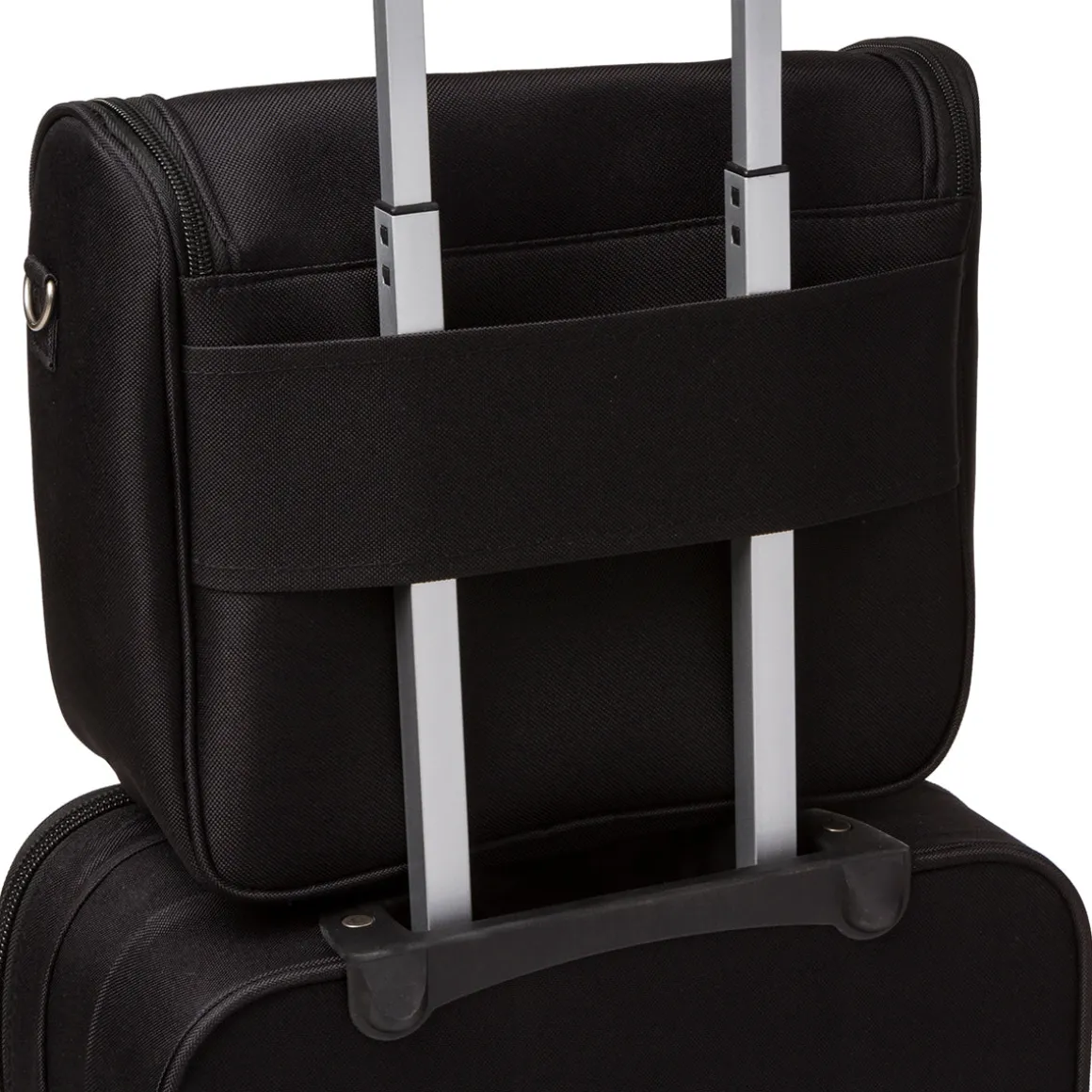 Beauty necessaire grande da viaggio nero in tessuto Govago