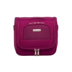 Beauty necessaire piccolo da viaggio viola in tessuto Govago