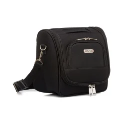 Beauty necessaire piccolo da viaggio nero in tessuto Govago