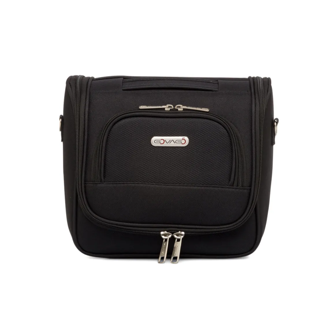 Beauty necessaire piccolo da viaggio nero in tessuto Govago
