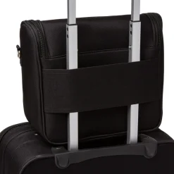 Beauty necessaire piccolo da viaggio nero in tessuto Govago