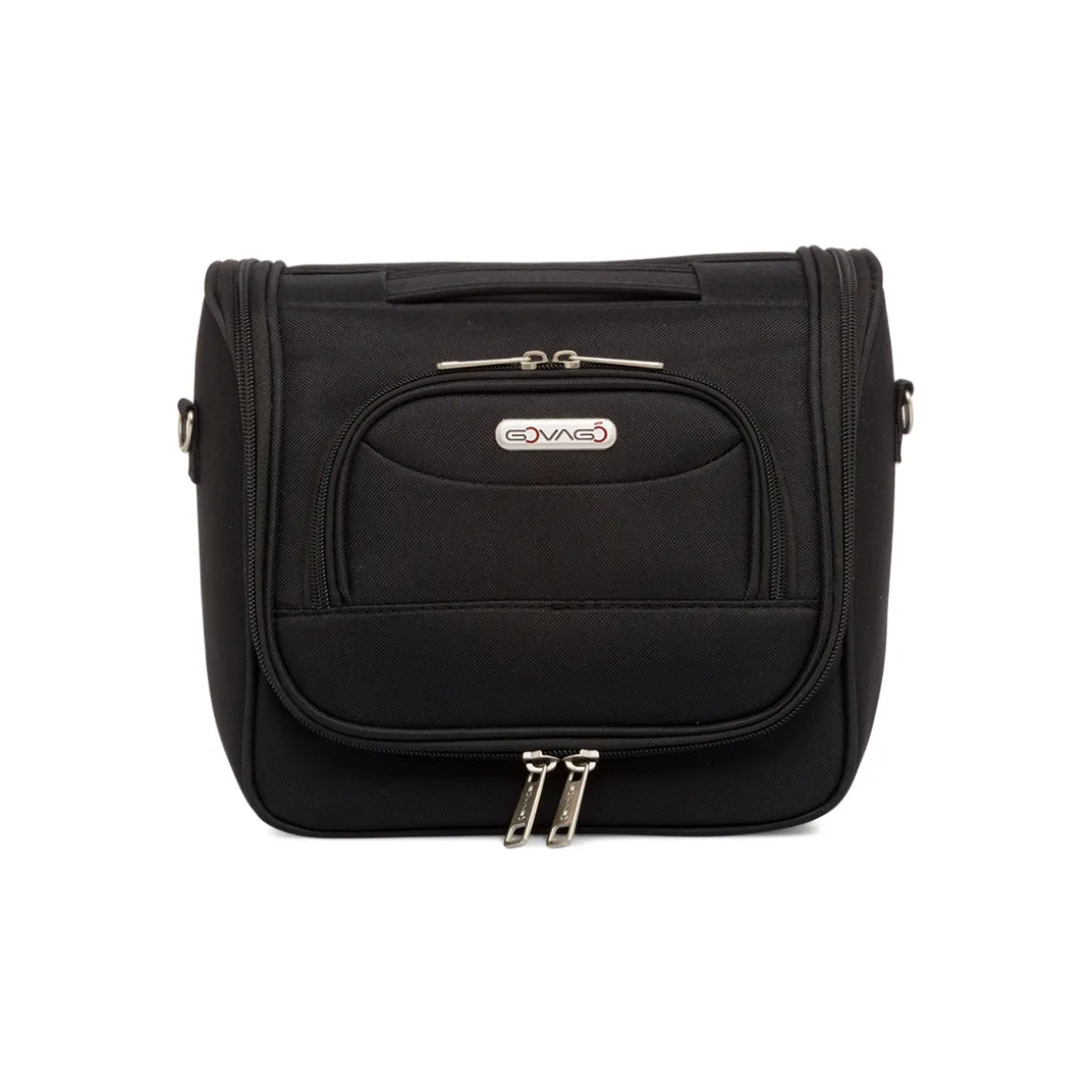 Beauty necessaire piccolo da viaggio nero in tessuto Govago