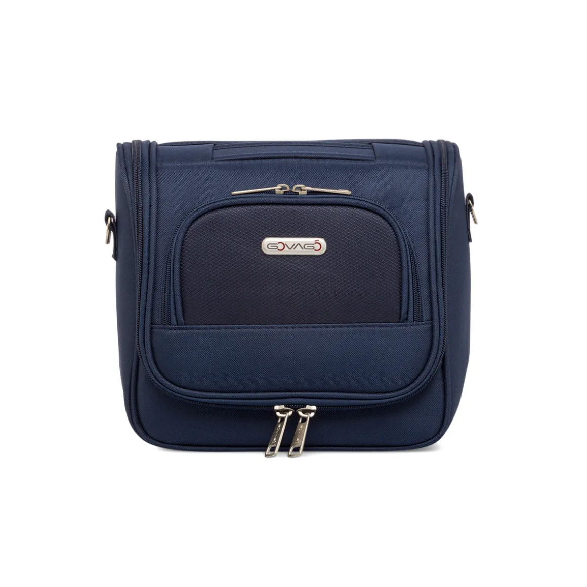 Beauty necessaire piccolo da viaggio blu in tessuto Govago