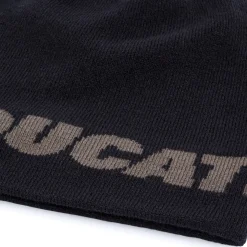 Berretto blu e grigio da uomo con logo Ducati Corse