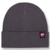 Berretto da Uomo grigio scuro a coste con patch logo Ducati Corse