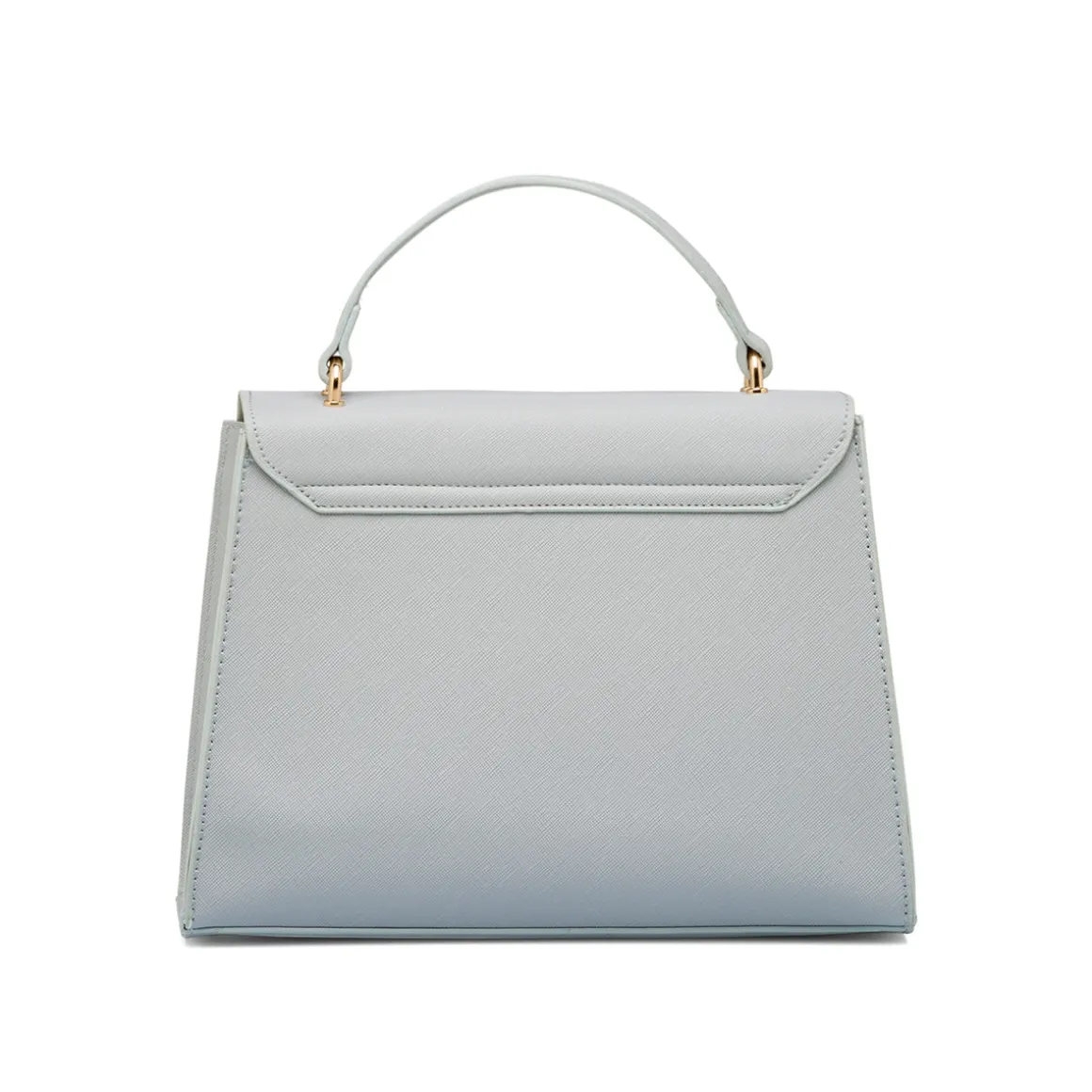 Borsa a mano azzurra da Donna con targhetta logo Lora Ferres