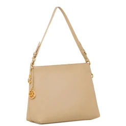 Borsa a mano beige da Donna con ciondolo Lumberjack