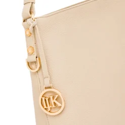 Borsa a mano beige da Donna con ciondolo Lumberjack