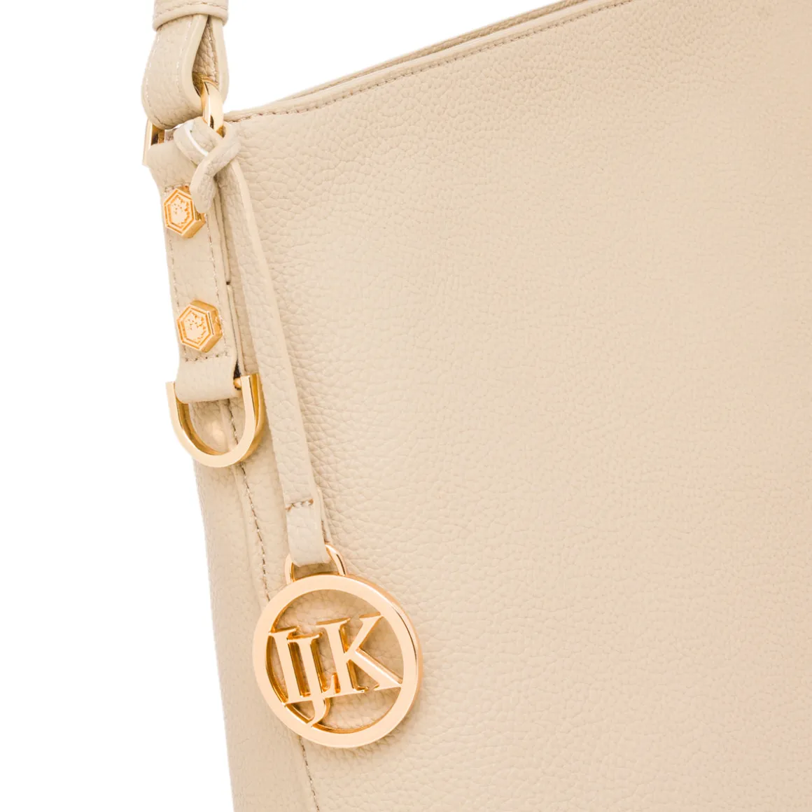 Borsa a mano beige da Donna con ciondolo Lumberjack