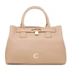 Borsa a mano beige da Donna con chiusura a lucchetto Enrico Coveri