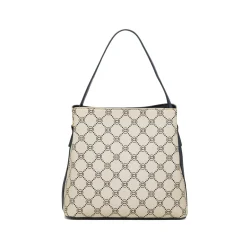 Borsa a mano bianco off-white e blu da Donna con logo Carrera Jeans