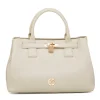 Borsa a mano bianco off-white da Donna con dettaglio lucchetto Enrico Coveri