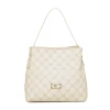 Borsa a mano bianco off-white da Donna con logo dorato Carrera Jeans