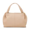 Borsa a Mano da Donna Beige con Manico Imbottito Swish Jeans