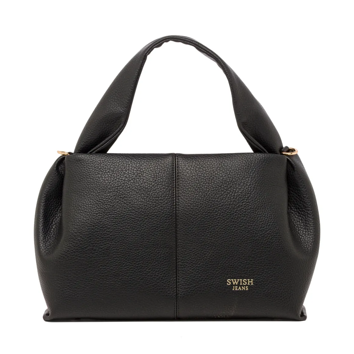 Borsa a Mano da Donna Nera con Manico Imbottito Swish Jeans