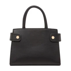 Borsa a Mano da Donna Nera con Fibbia Elegante Swish Jeans