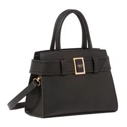 Borsa a Mano da Donna Nera con Fibbia Elegante Swish Jeans