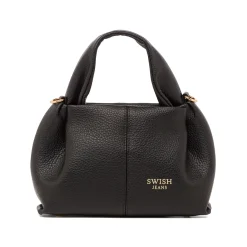 Borsa a Mano da Donna Nera con Tracolla Regolabile Swish Jeans