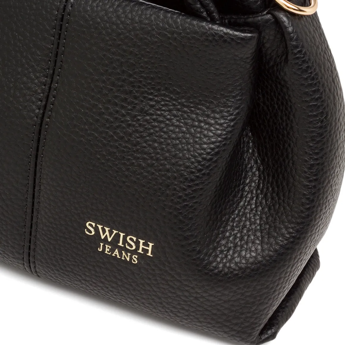 Borsa a Mano da Donna Nera con Tracolla Regolabile Swish Jeans