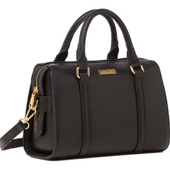 Borsa a Mano da Donna Nera con Tracolla Rimovibile Lora Ferres