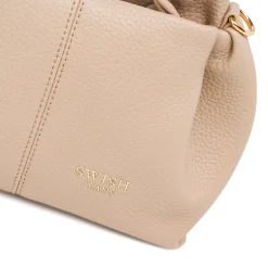Borsa a Mano da Donna Taupe con Tracolla Regolabile Swish Jeans