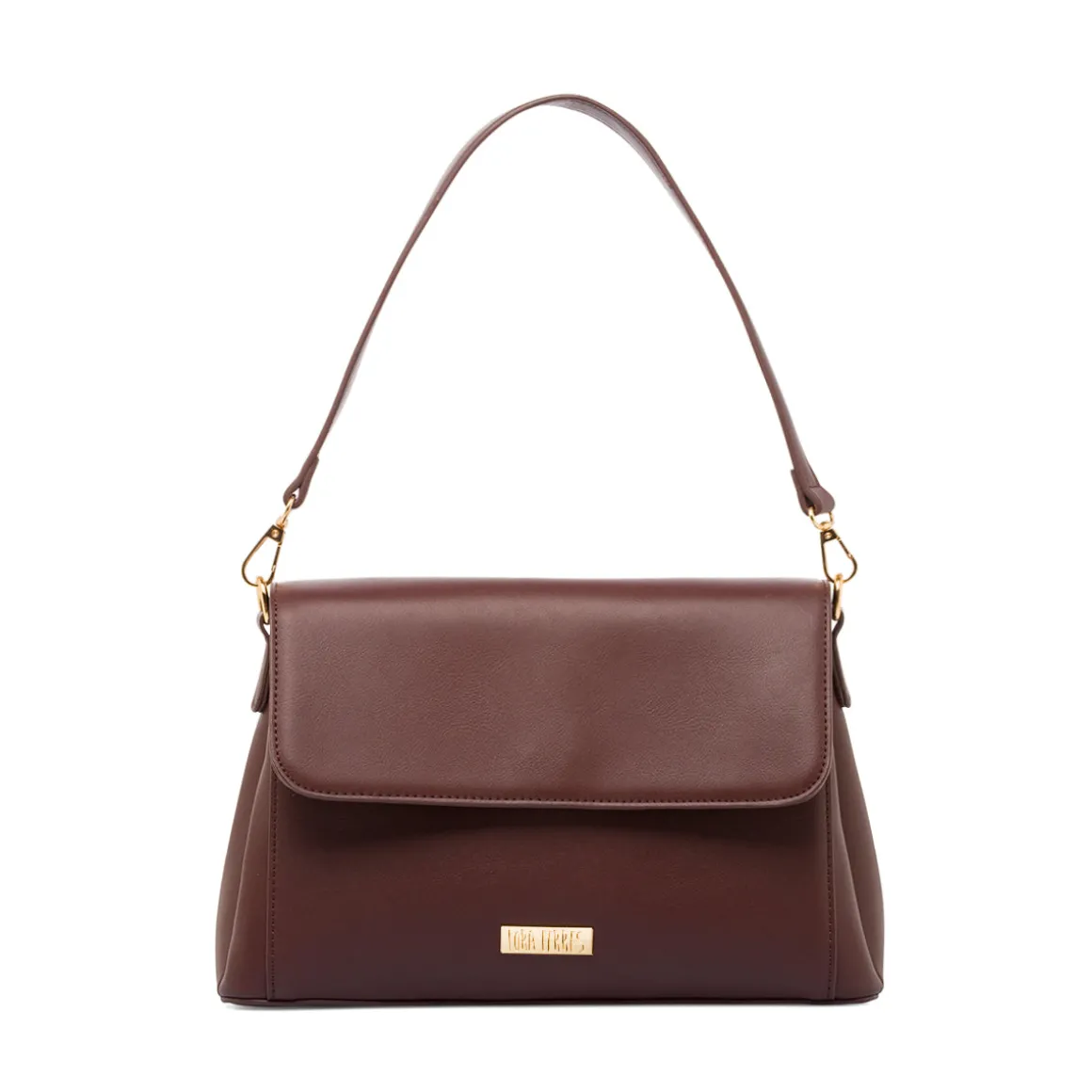 Borsa a mano marrone da Donna con logo Lora Ferres