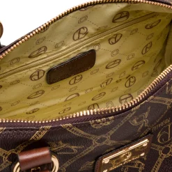 Borsa a mano marrone da Donna con stampa Giulia Pieralli